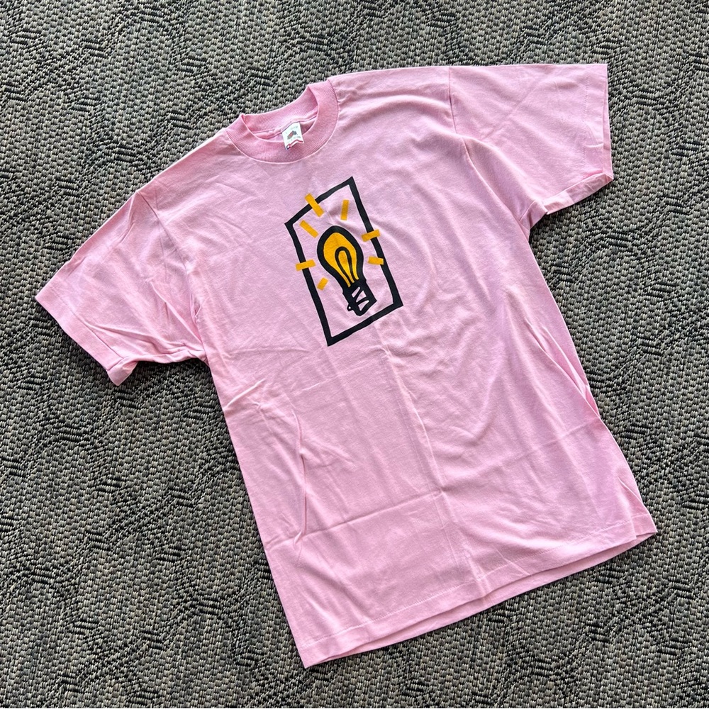 Vintage 90s Single Stitch Logitech Finesse Software‎ Tech T-shirt Size L
